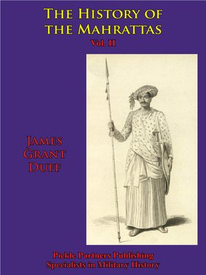 cover image of The History Of The Mahrattas